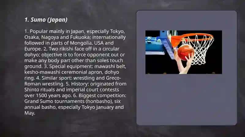 Project work „National Sport“ 3