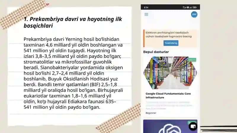 Prekambriya davri va hayotning ilk bosqichlari 3