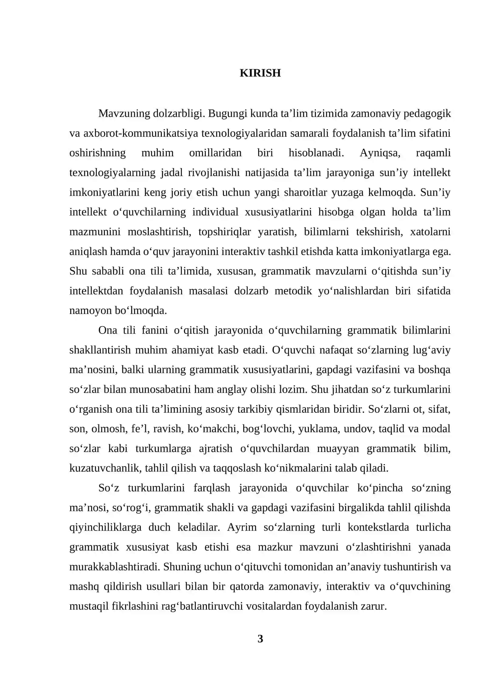 So‘z turkumlarini farqlashga o‘rgatishda sun’iy intellektdan foydalanish 3