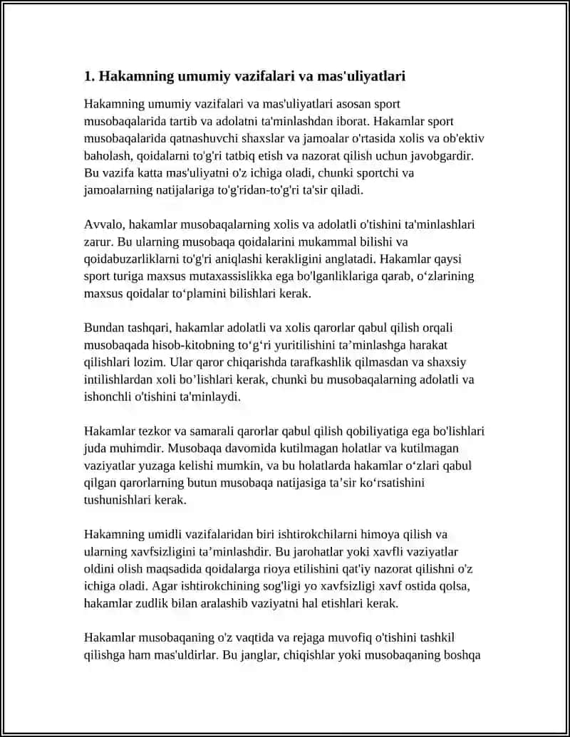 HAKAM VA HAKAMLARNING VAZIFALARI,HUQUQ VA MAJBURIYATLARI 3