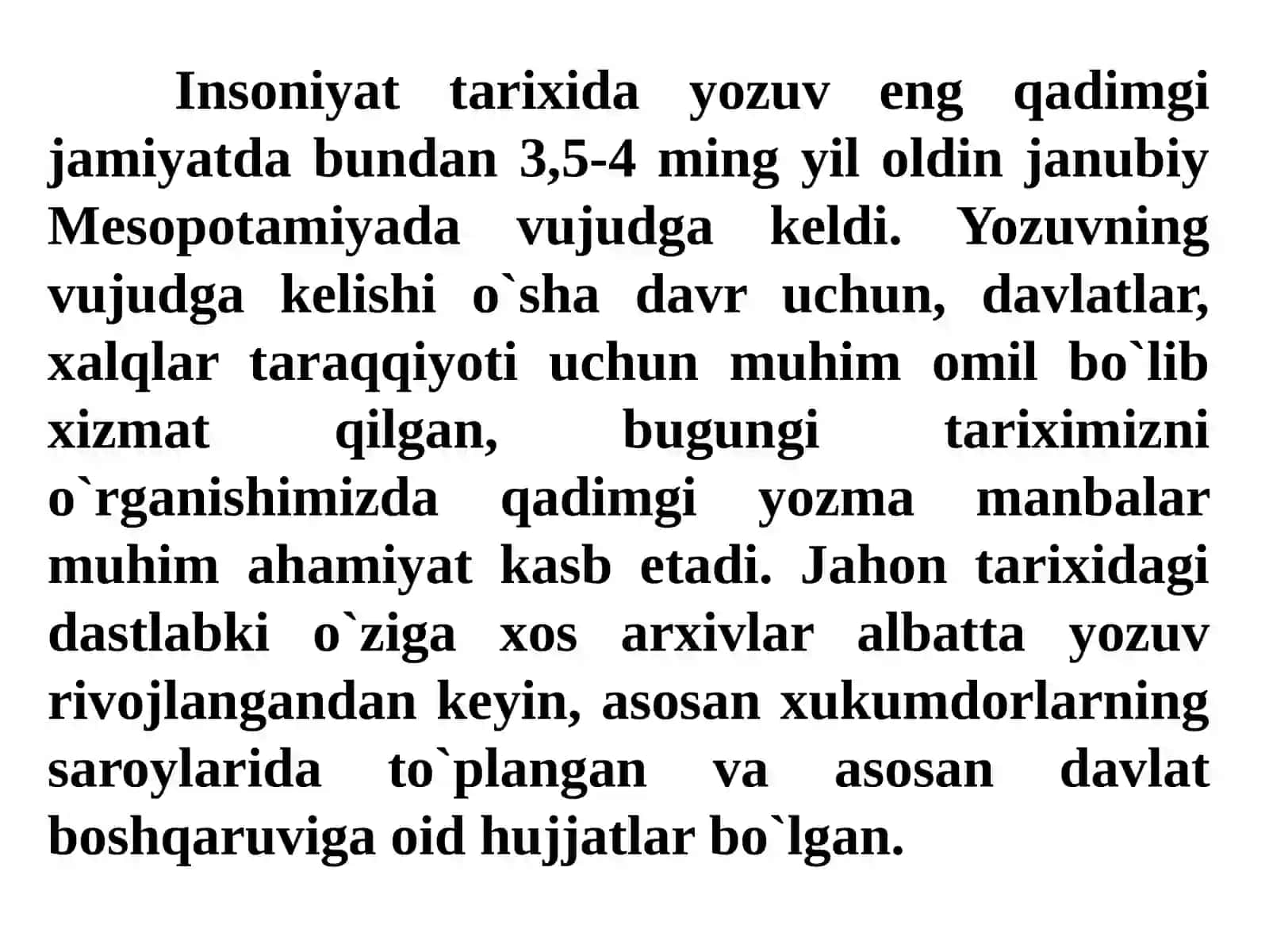 Qadimgi dunyoning xo`jalik arxivlari 3
