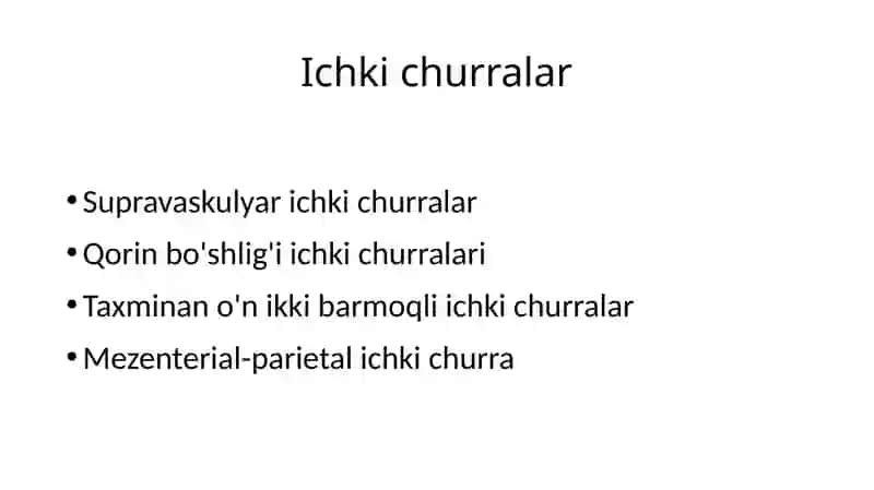 Ichki churralar 3