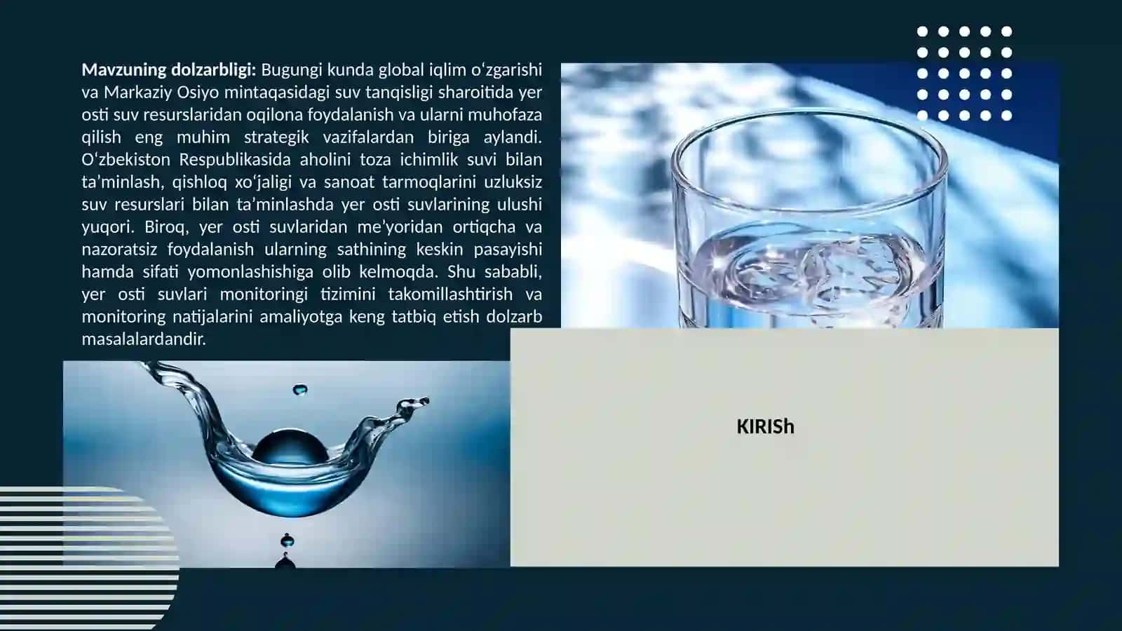 O‘zbekistonda yer osti suvlari monitoringi tizimi va amaliyotda qo‘llanilishi 3