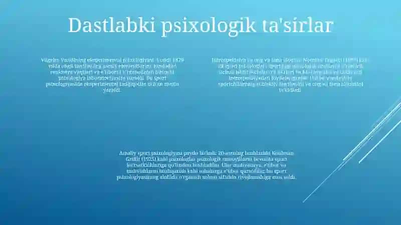 Sport Psixologiyasining Rivojlanish Tarixi 3