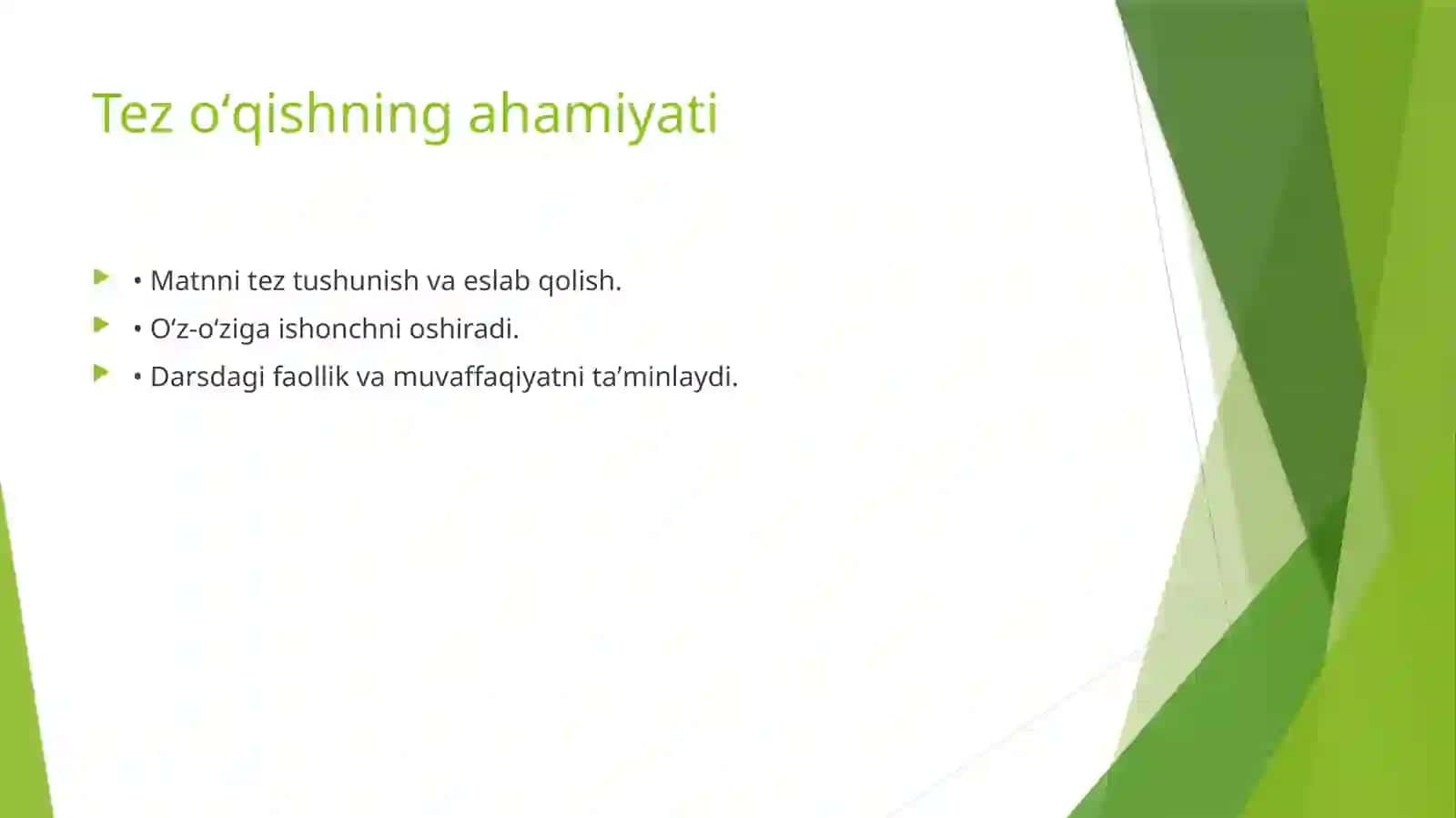 Boshlangʻich sinf oʻquvchilarini tez oʻqishga oʻrgatish usullari 3