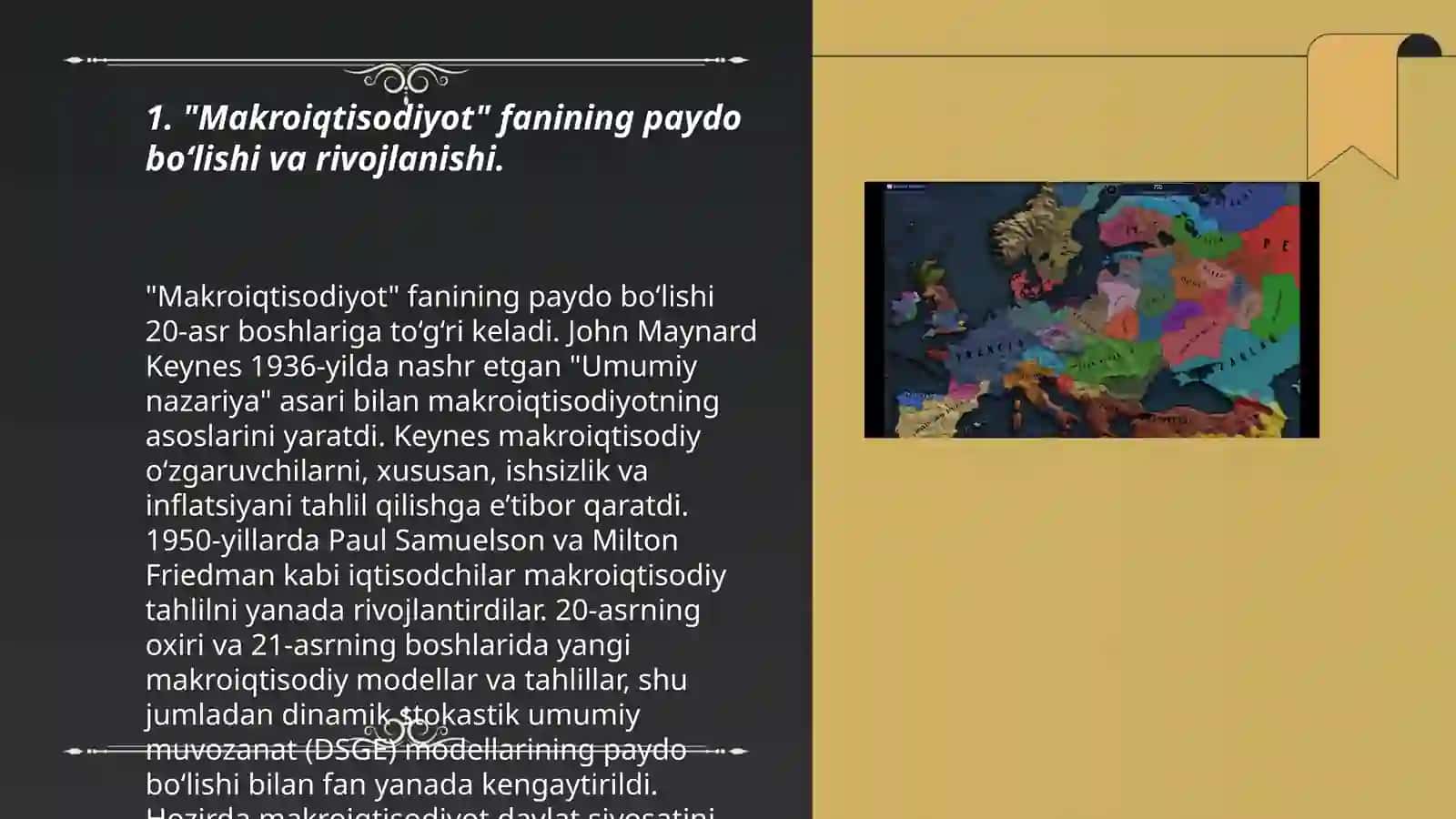 Makroiqtisodiyot fanini o’rganish metodikasi 3