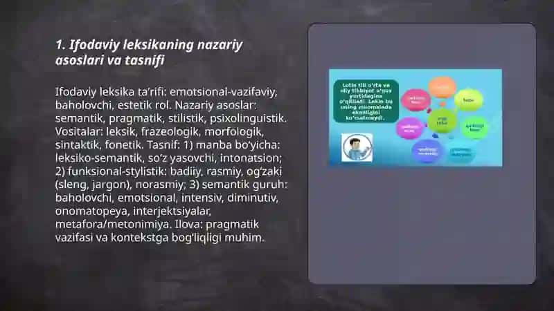 Ifodaviylik jihatdan ŏzbek tili leksikasi 3