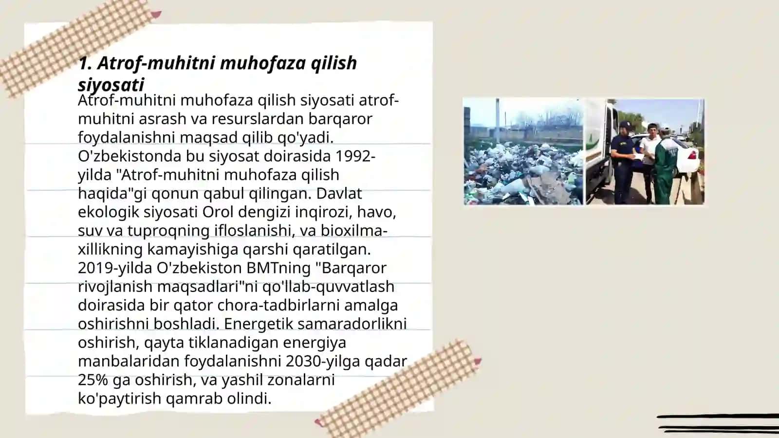 Oʻzbekistonda ekologik muammolarni bartaraf etishning konseptual asoslari 3
