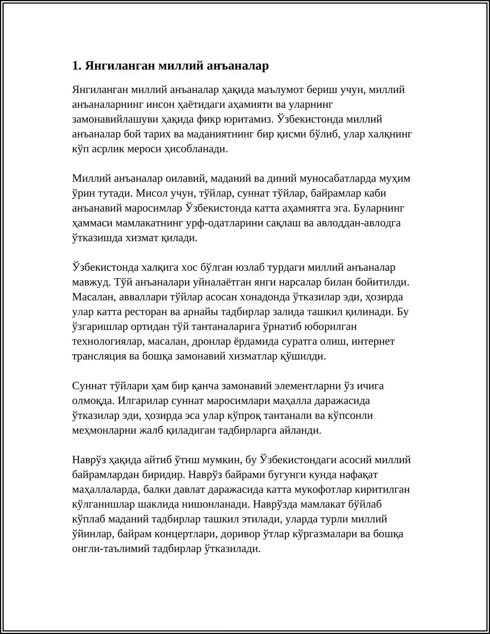 ЯНГИ УЗБЕКИСТОНДААМАЛГА ОШИРИЛАЁТГАН МАЪНАВИЙ УЗГАРИШЛАР 3