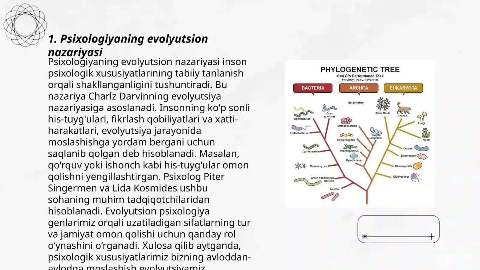 Psixologiyaning filogenetik asosi 3