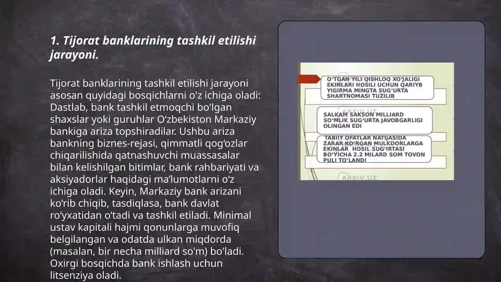 Tijorat banklarini tashkil etishning huquqiy va iqtisodiy asoslari 3