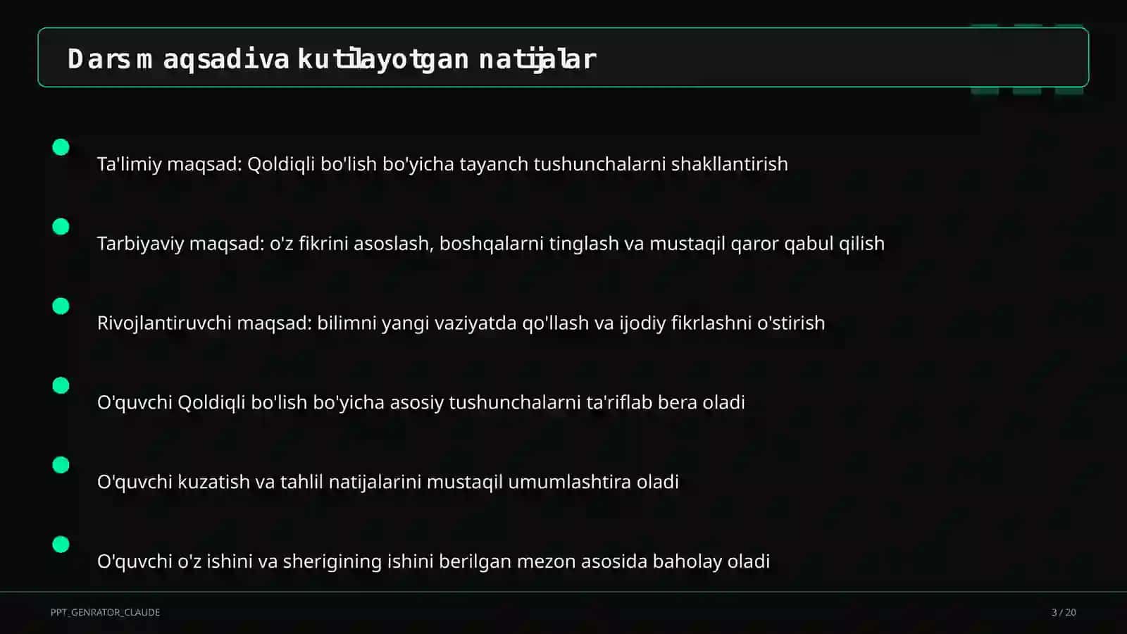 Qoldiqli bo'lish (3-sinf) 3