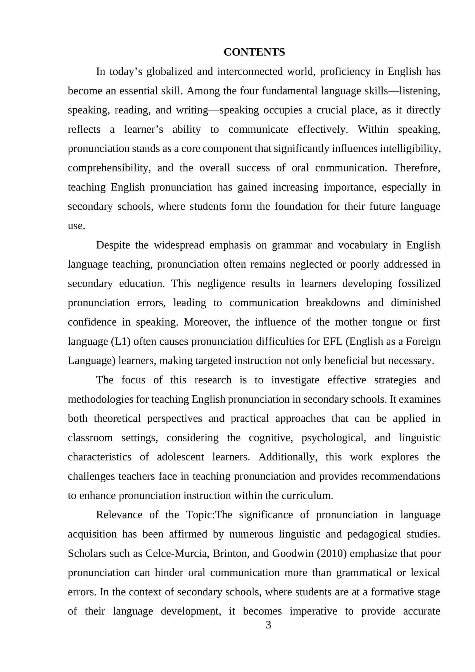 English Pronunciation Course Paper 3