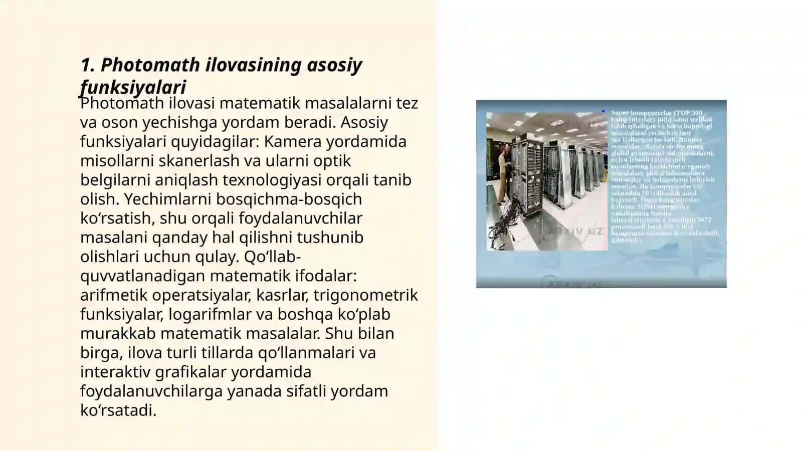 Photomath Al va Symbolab haqida afzalliklar va kamchiliklari haqida 3