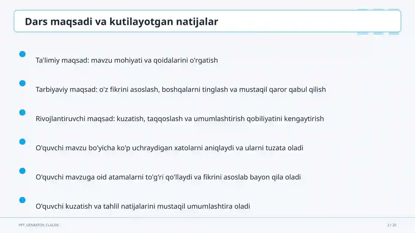 Ekologik tarbiya: tabiatni asraylik 3