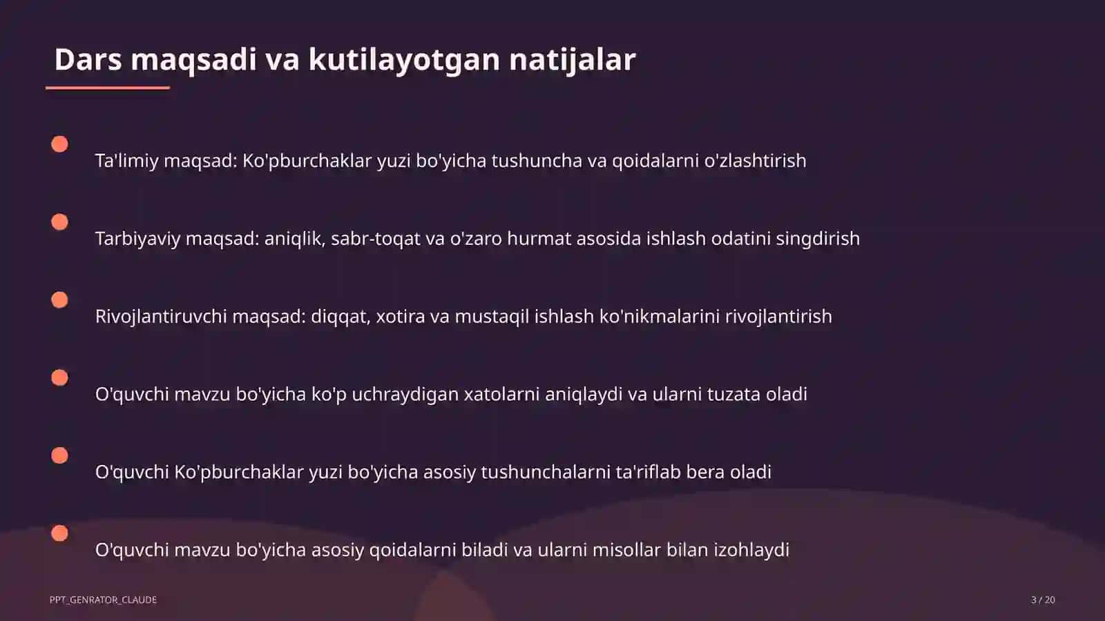 Ko'pburchaklar yuzi (8-sinf) 3