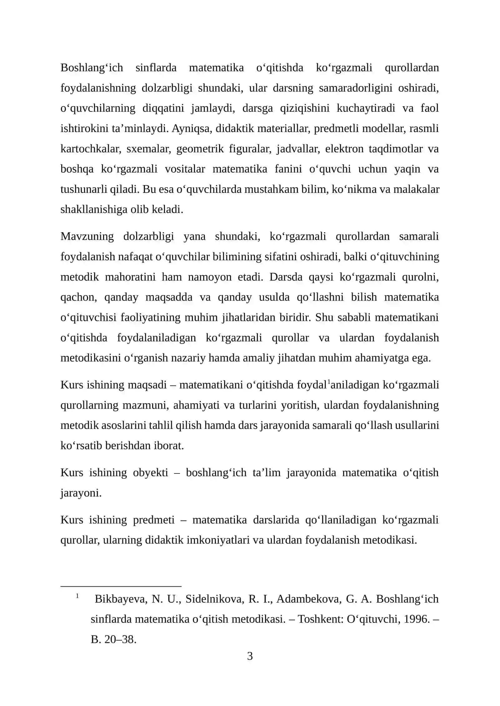 MATEMATIKANI O‘QITISHDA FOYDALANILADIGAN KO‘RGAZMALI QUROLLAR VA ULARDAN FOYDALANISH 3