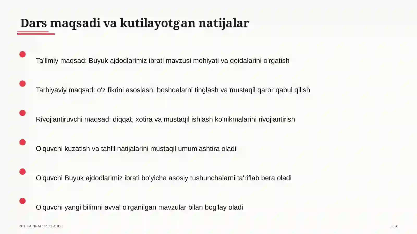 Buyuk ajdodlarimiz ibrati (6-sinf) 3