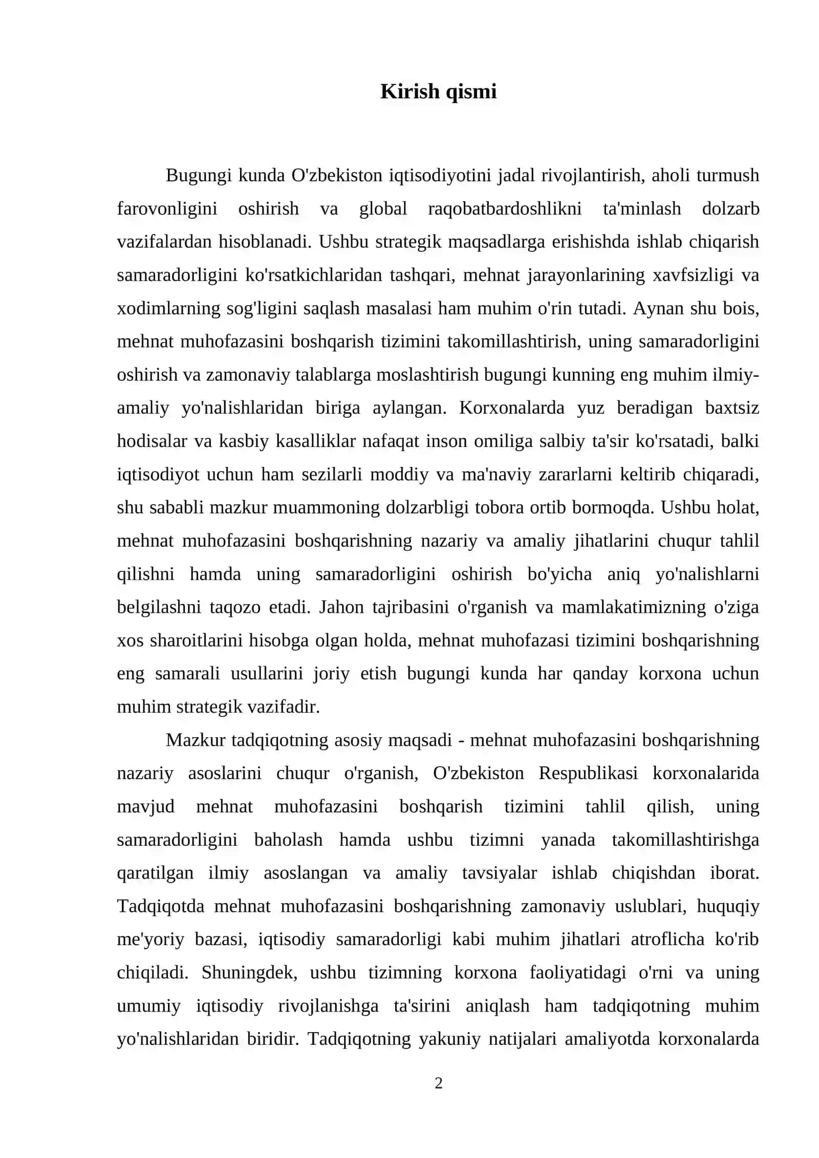Mehnat muhоfazasini bоshqarish”mavzusining bayoni 3