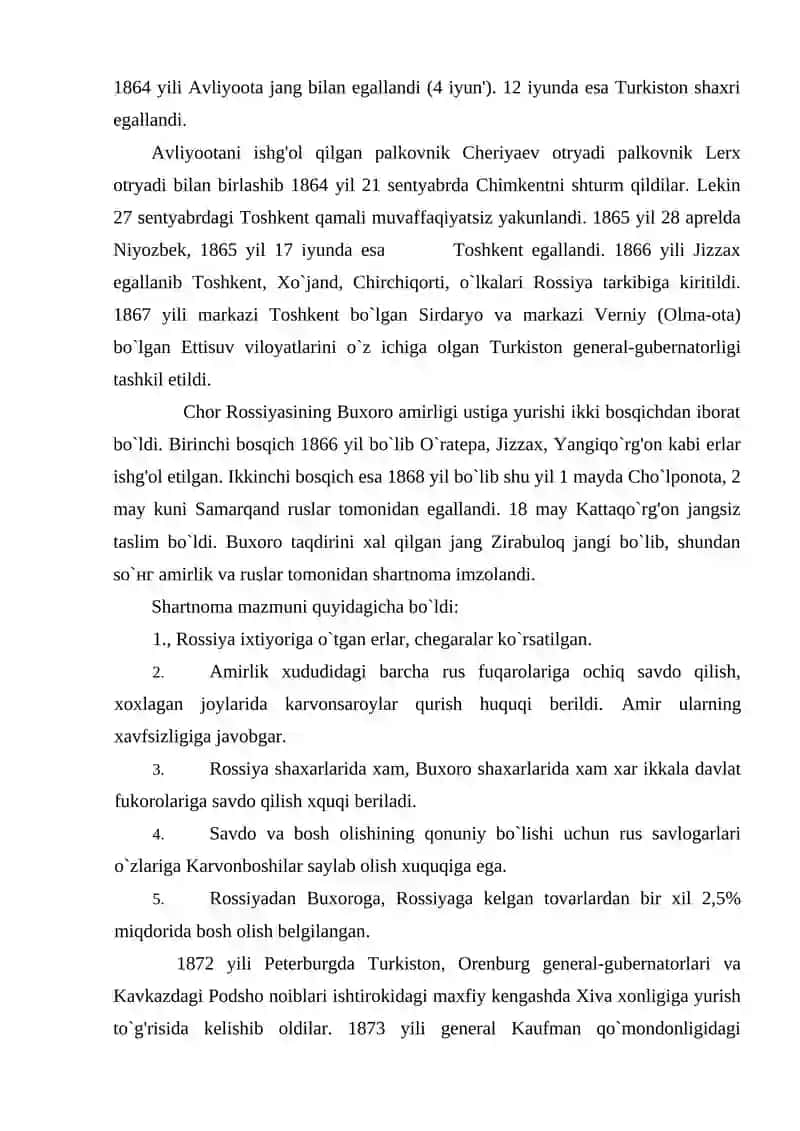 O‘rta Osiyoning Rossiya imperiyasi boshqaruvi davridagi tarixiy geografiyasi 3