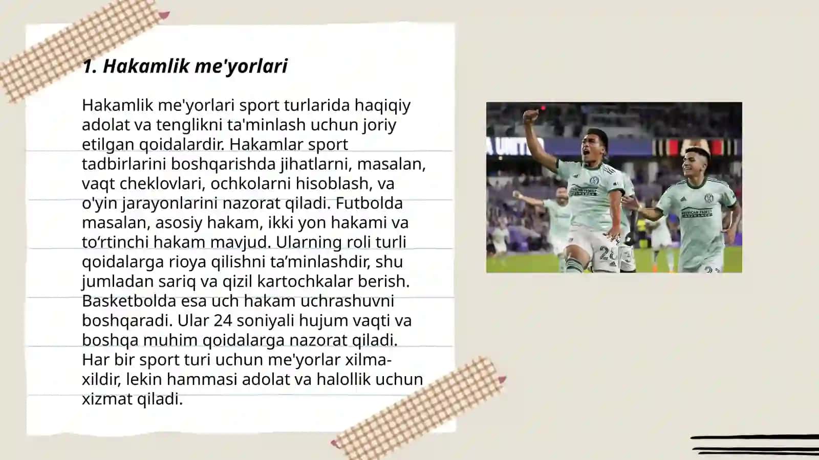 Futbol o’yinida hakamlik 3