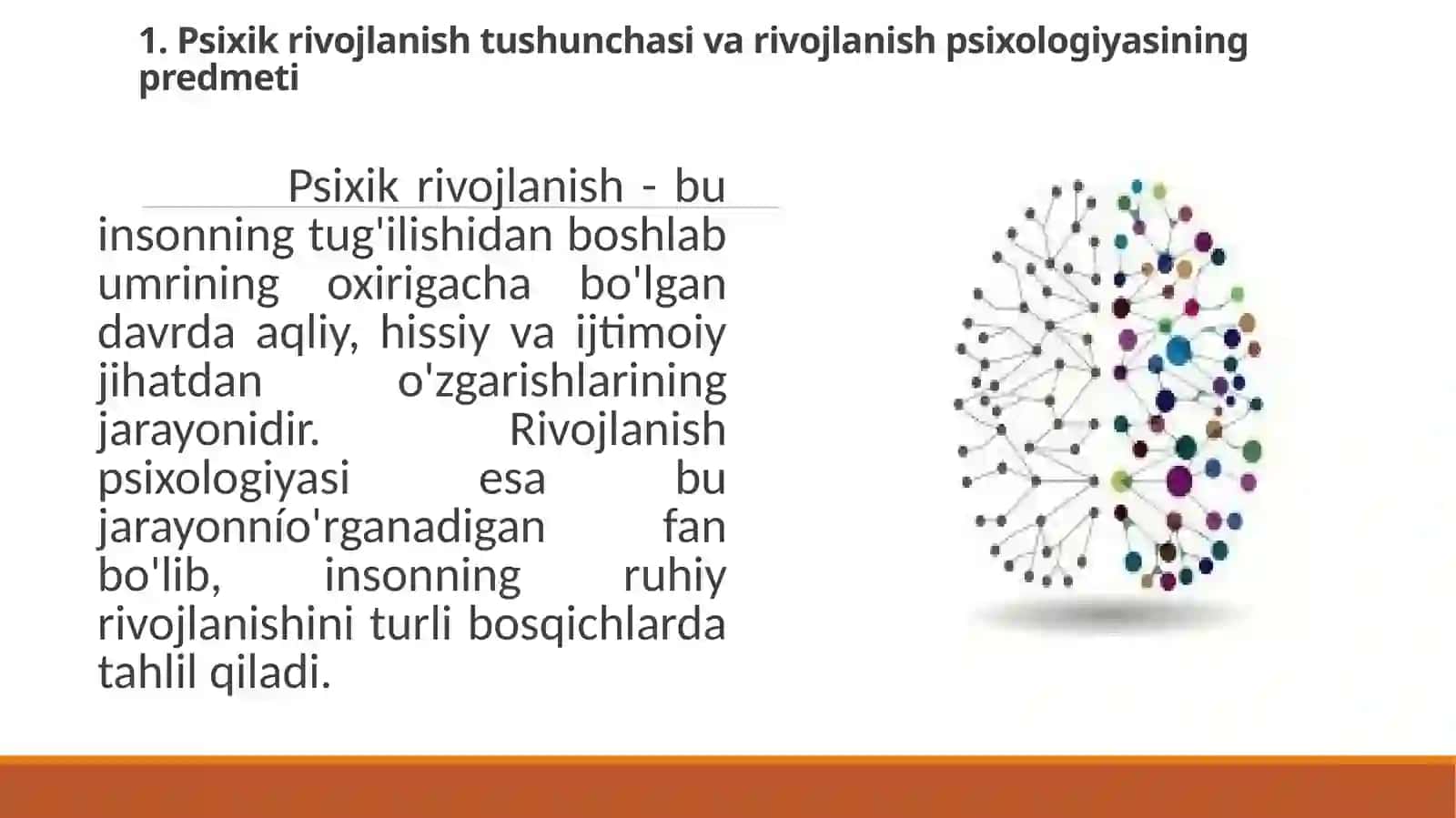 Inson psixik rivojlanishi 3