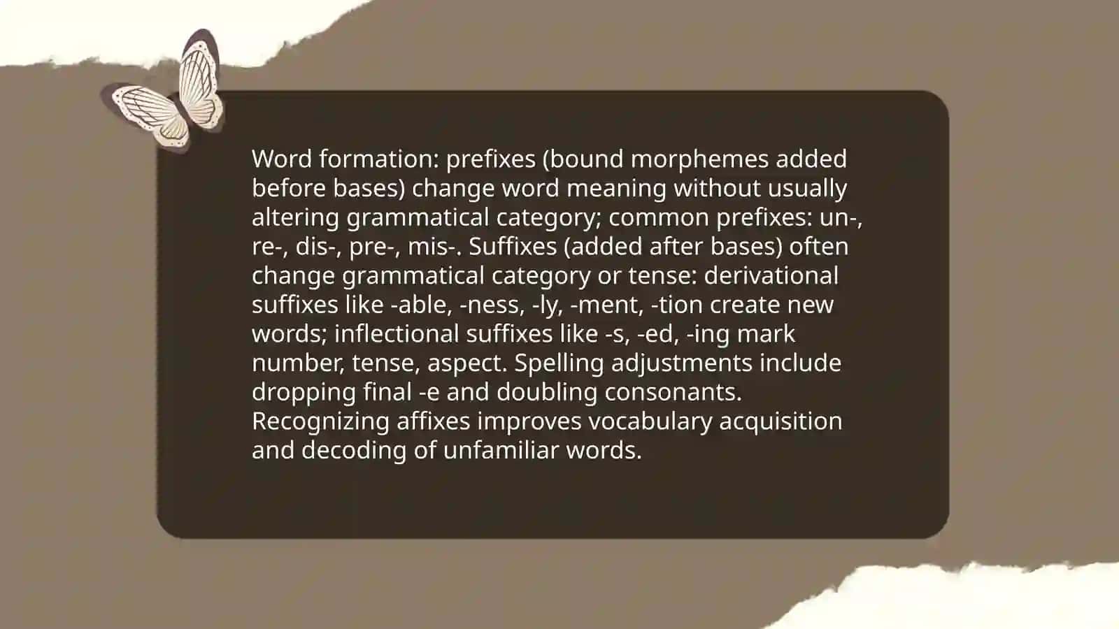 Vocabulary* (Taken from Arizona State University Computer-assisted learning) 3