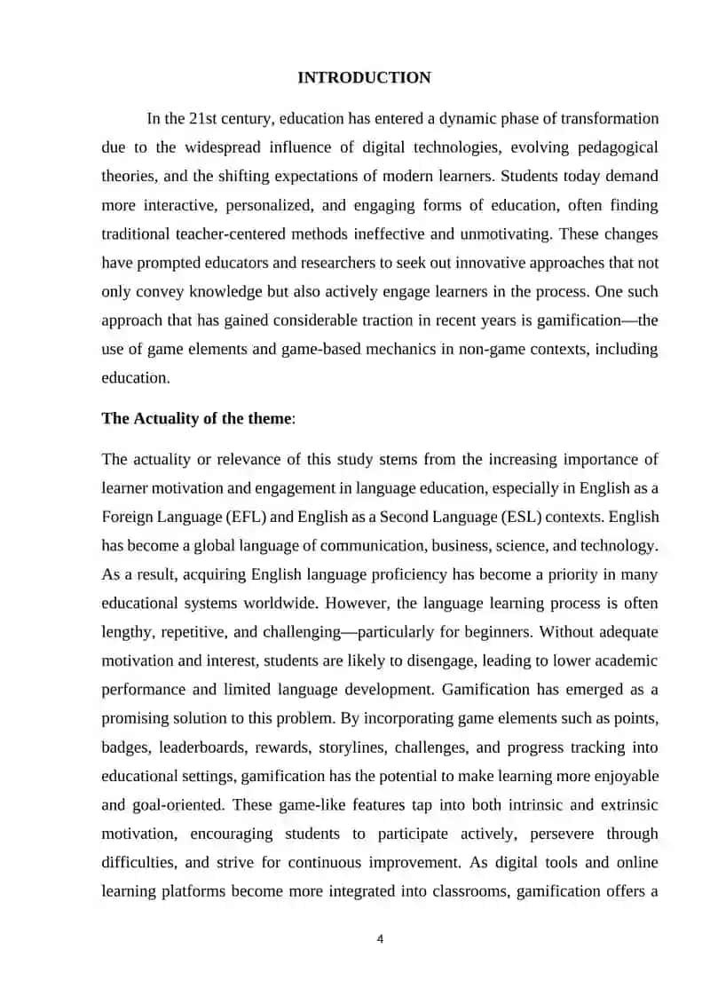 GAMIFICATION IN ENGLISH LANGUAGE LEARNING: A TOOL FOR STUDENT ENGAGEMENT 3
