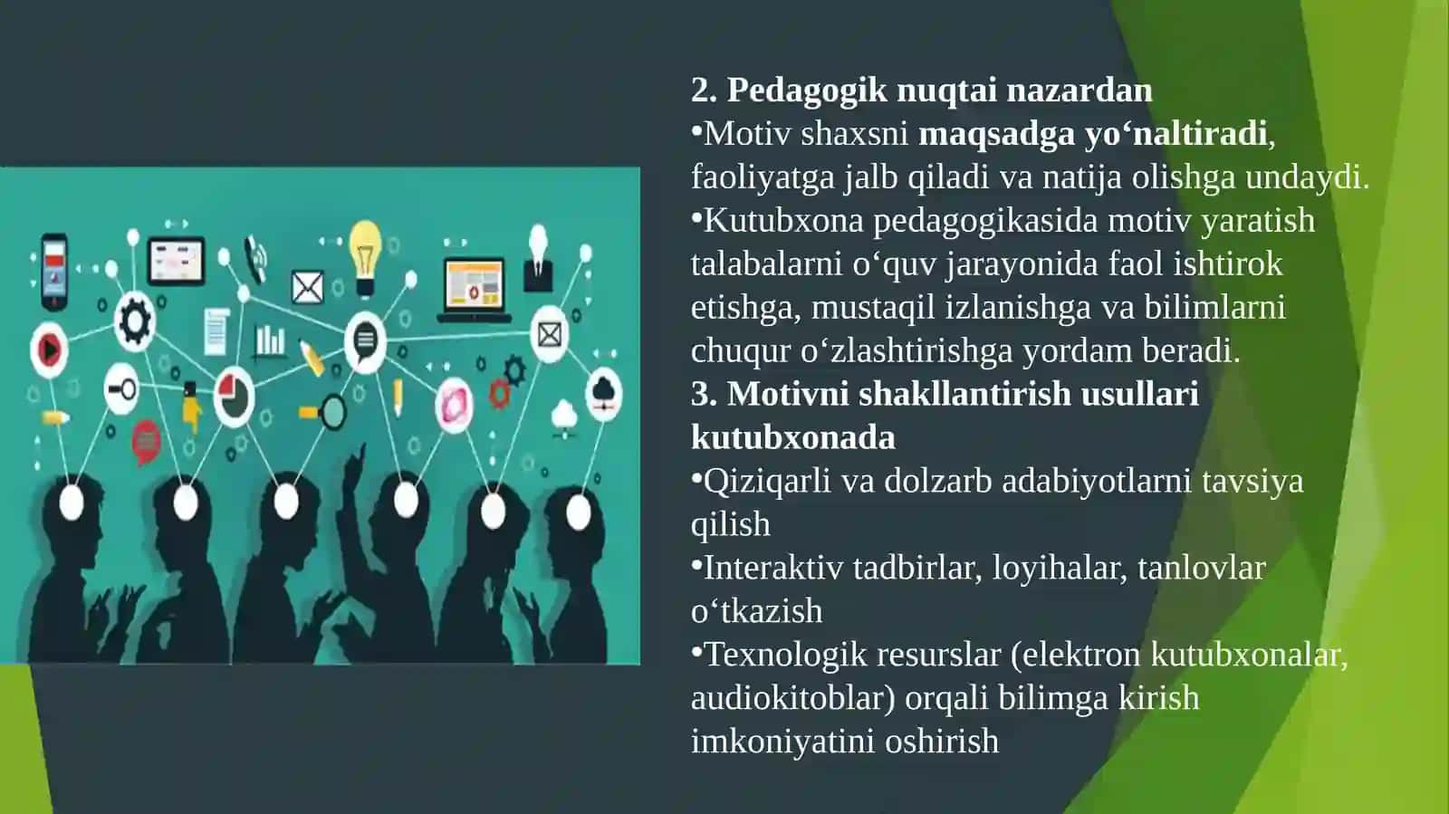 KUTUBXONA PEDAGOGIKASIDA TALABALARNI MOTIVLASHTIRISH VA FAOLLASHTIRISH 3