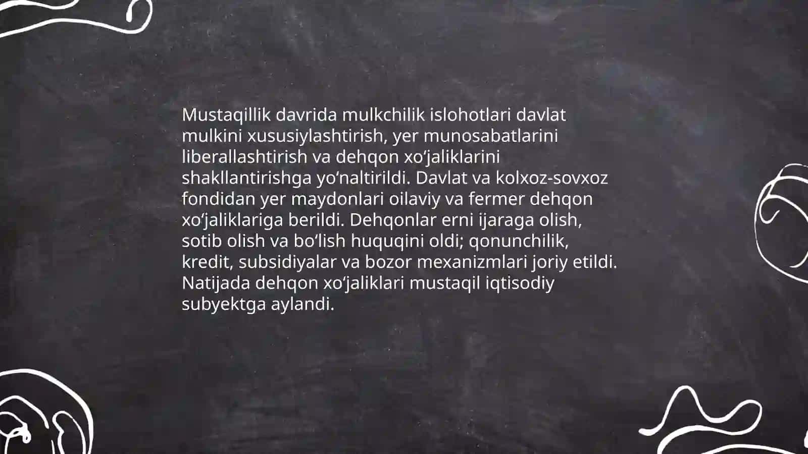 Mustaqillik yillarida qishloq xo‘jaligi va sanoat sohasidagi o‘zgarishlar 3