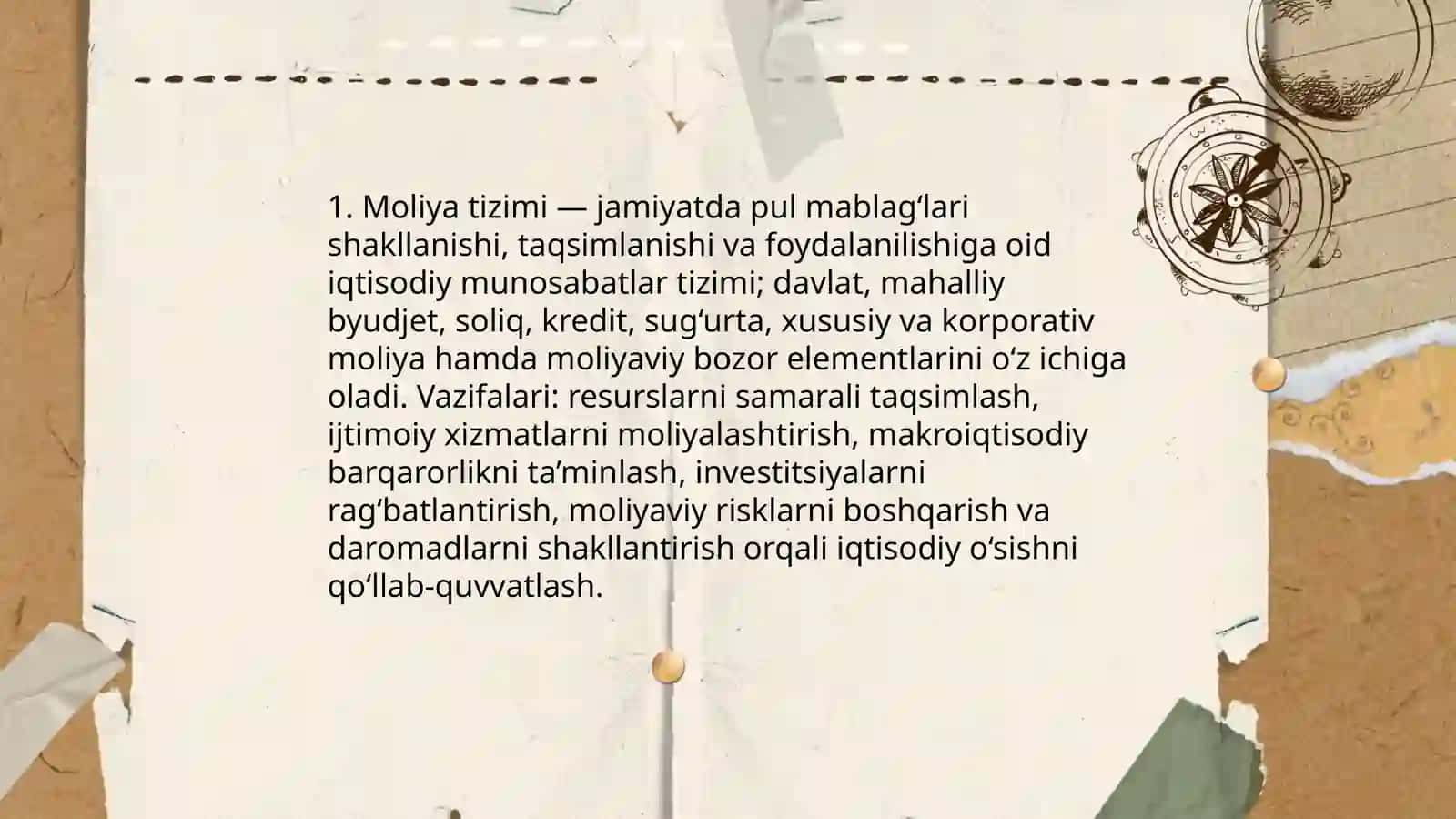 Moliya tizimi va funksiyalari 3