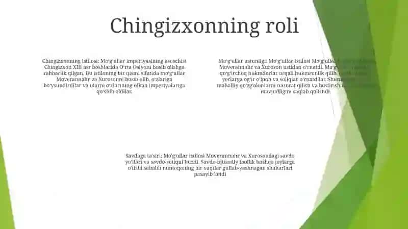 Movorounahr va Xurosonning MoʻGʻullar Tomonidan Egallanishi 3