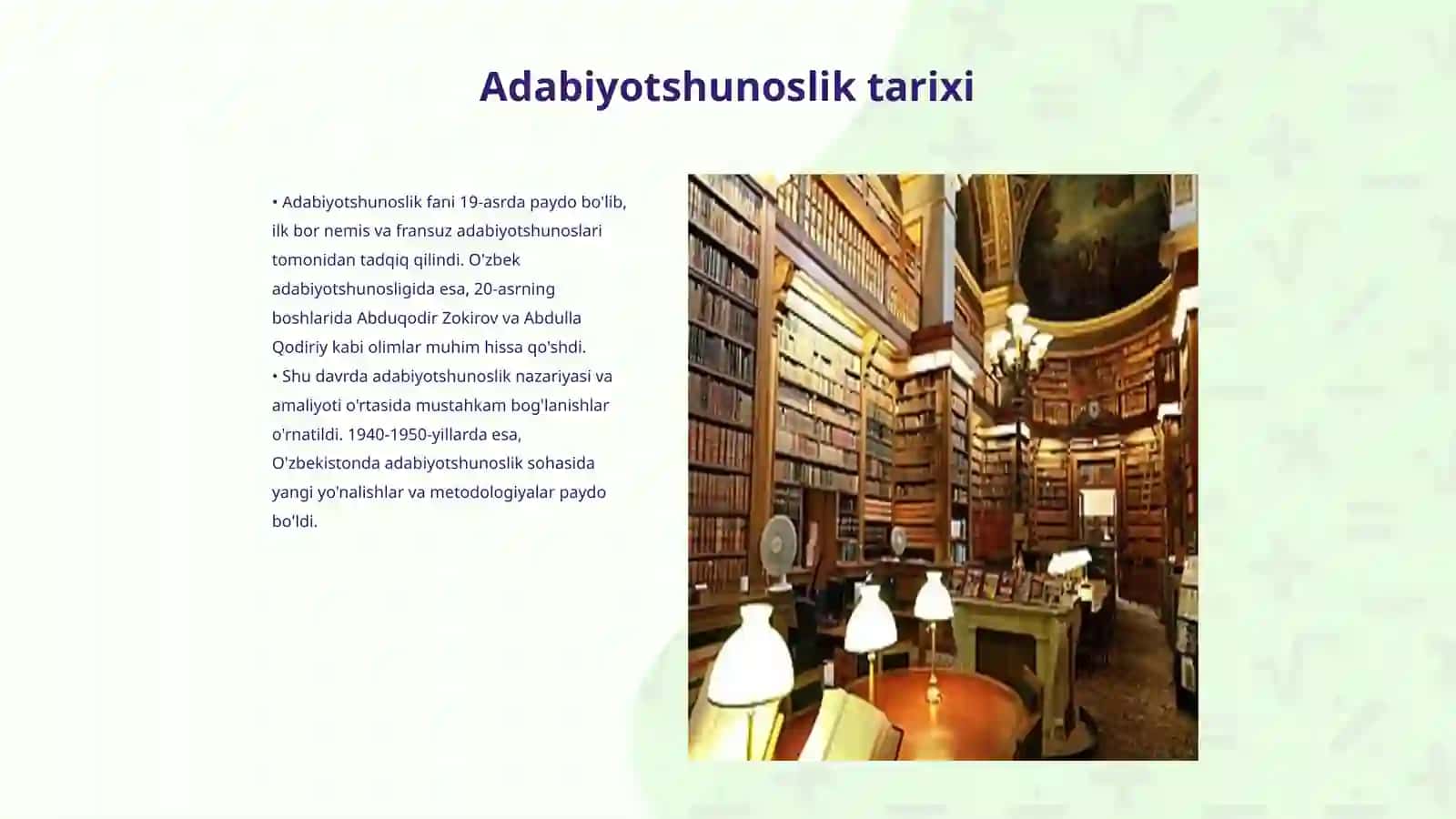 Adabiyotshunoslik fani va zamonaviy adabiy qarashlar 3