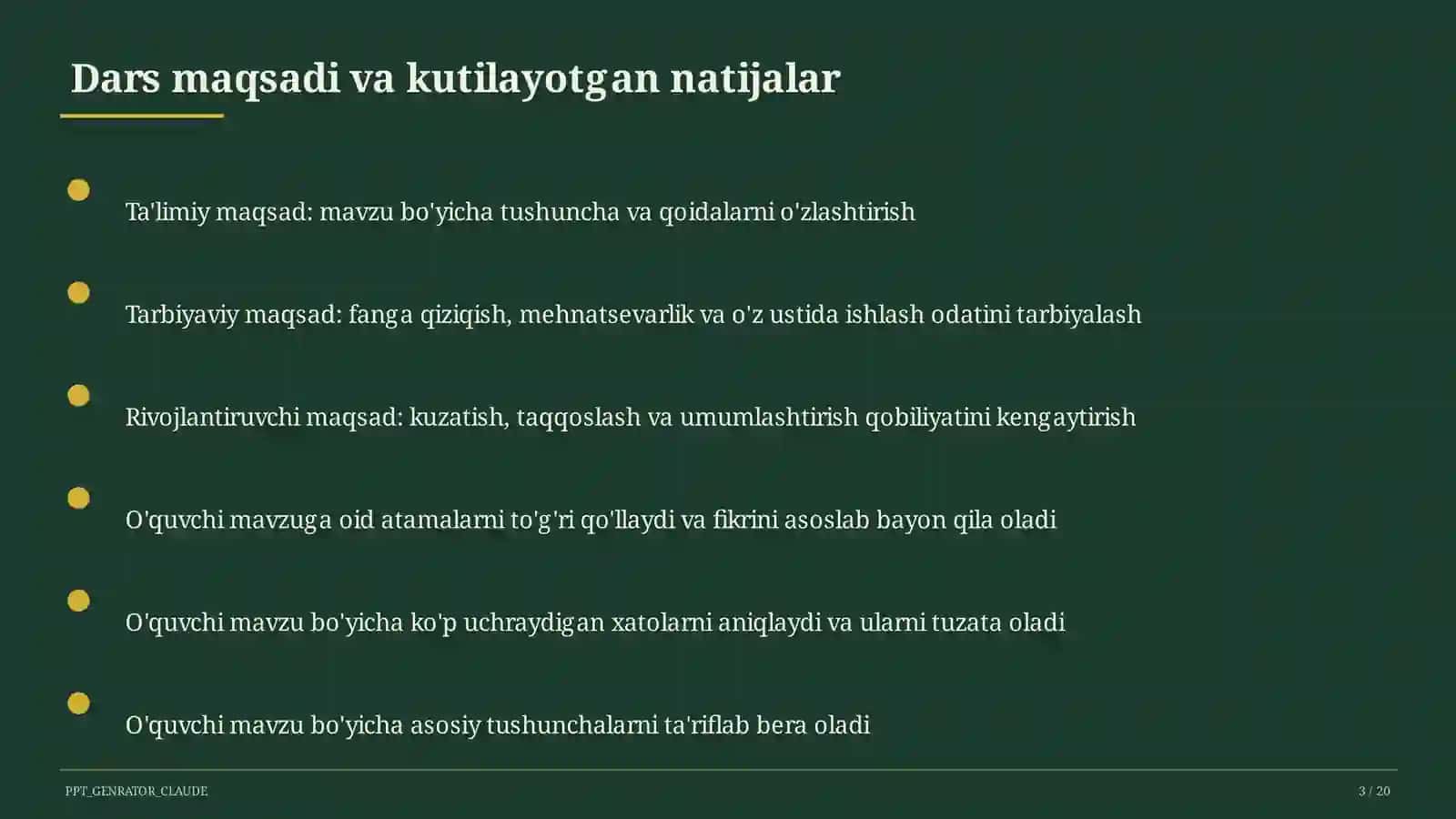 Foizlar va foizga doir masalalar (5-sinf) 3