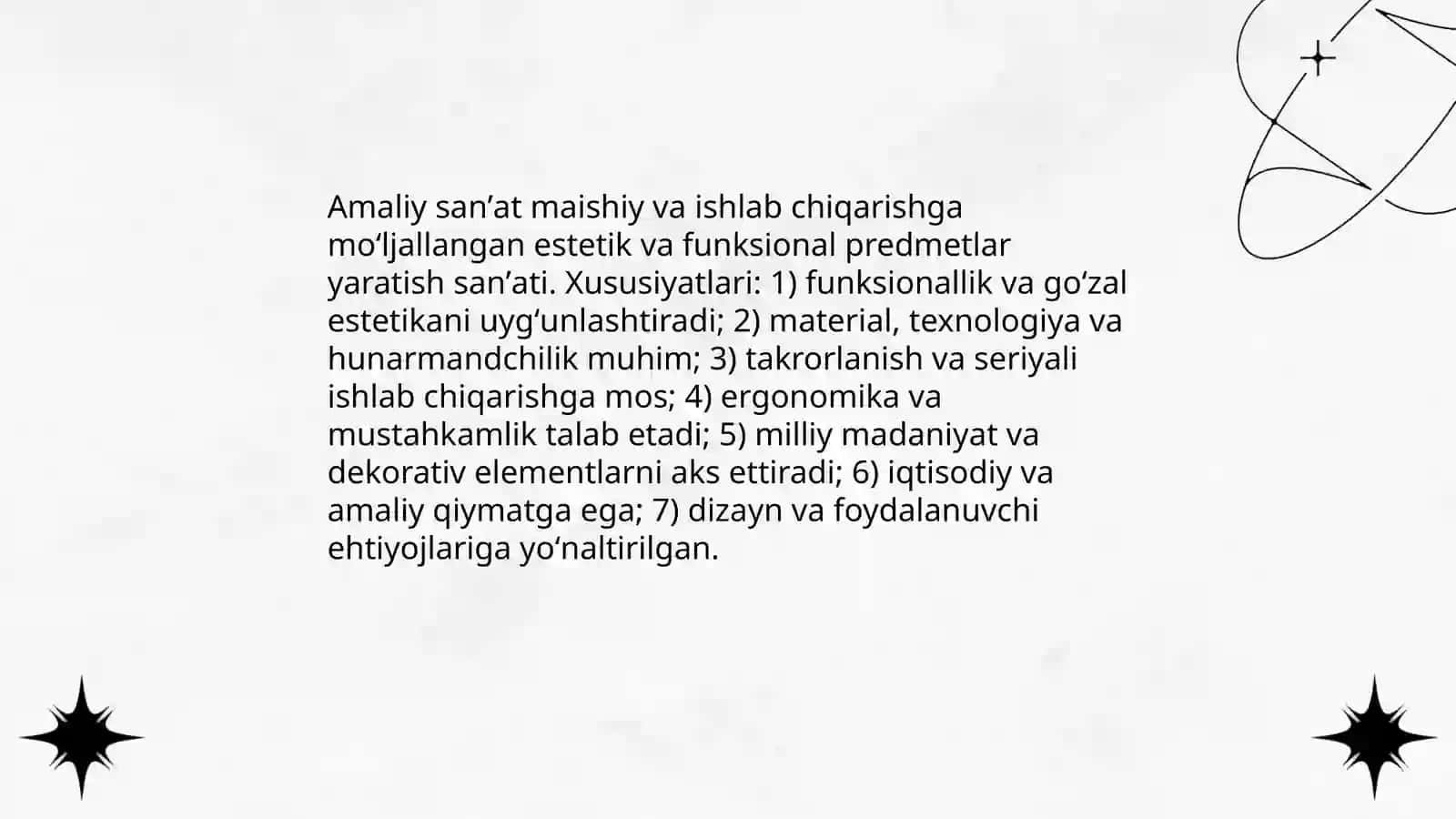 Amaliy sanat va uning turlari Naqqoshlik sanati haqida malumot toplash 3