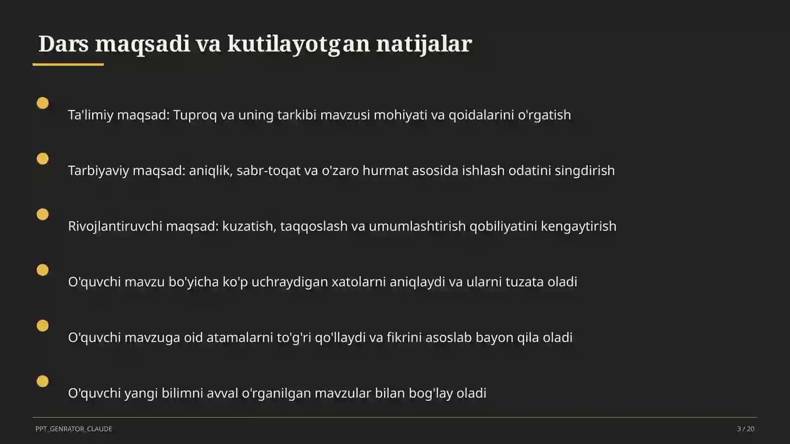 Tuproq va uning tarkibi (2-sinf) 3