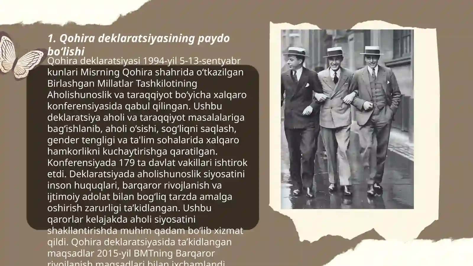 Qohira dekleratsiyasi tarixi va mazmuni borasida tahliliy maqola by Zaylobiddinova Jasmina 3