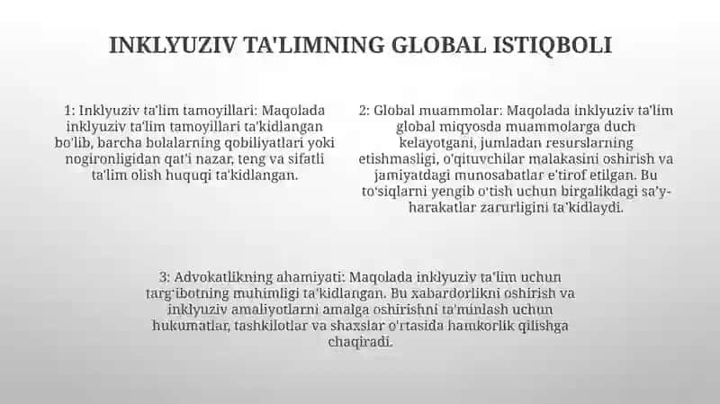 Inklyuziv Ta'lim 3