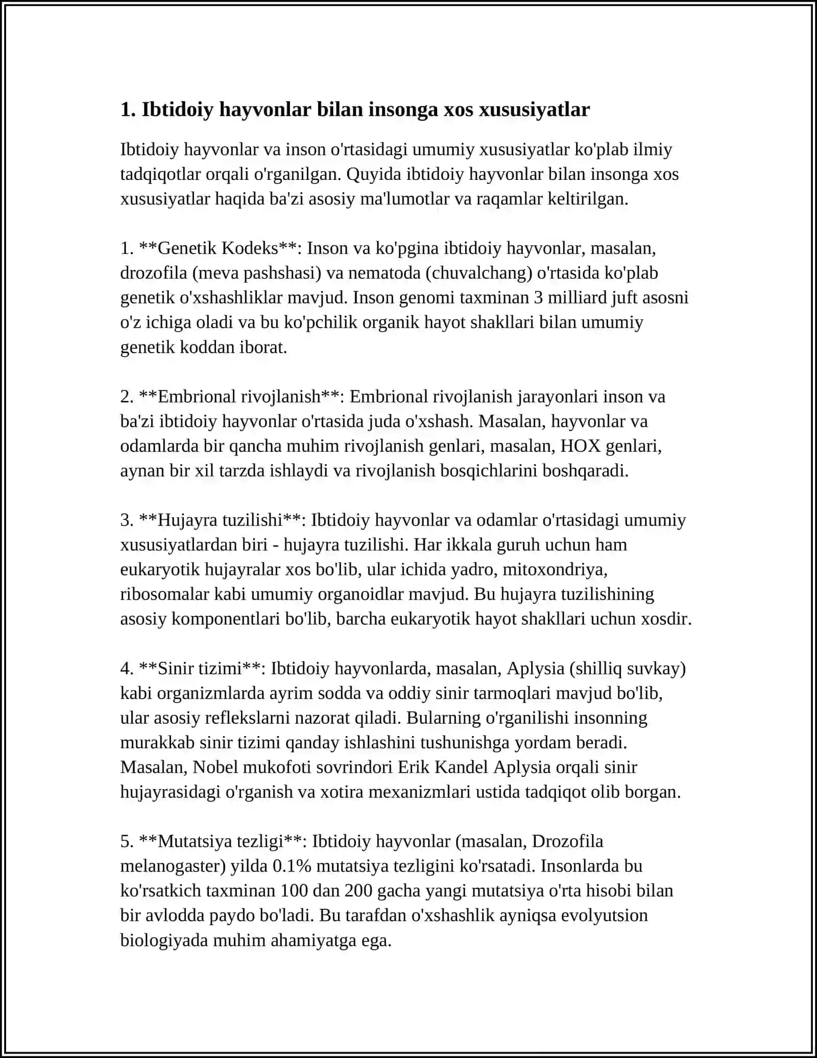 ODAMNING HAYVONOT DUNYOSIDAN AJRALIB CHIQISHI 3