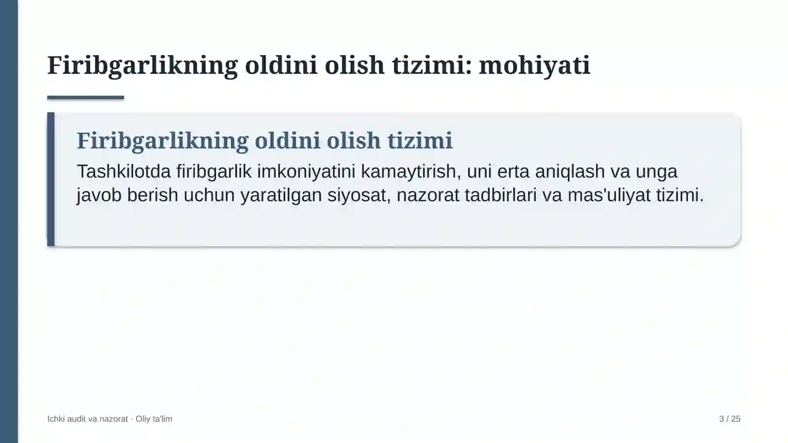 Buyum bozorlarida firibgarlikning oldini olish tizimi 3