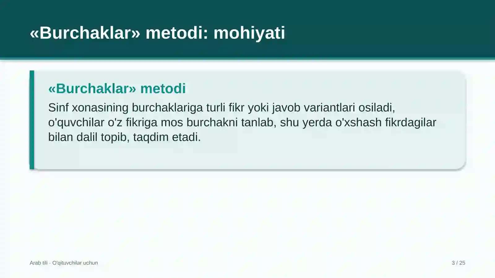 arab tili darslarida burchaklar metodidan foydalanish 6153 3