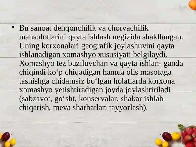O‘zbekistonoziq-ovqatsanoati 3