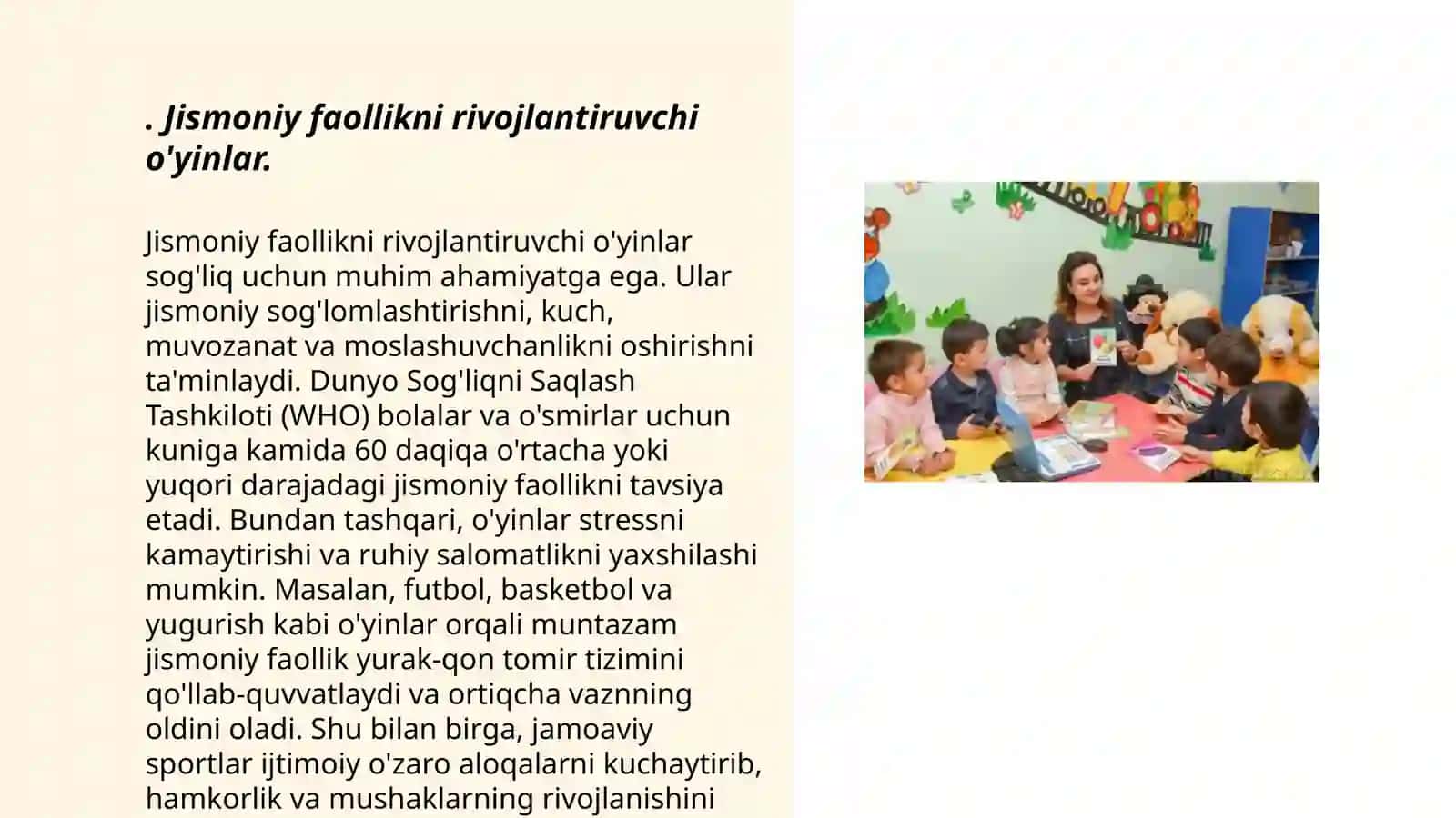 Katta maktab yoshdagi bolalarga mos o'yinlarni tashkil qilib o'tkazish 3