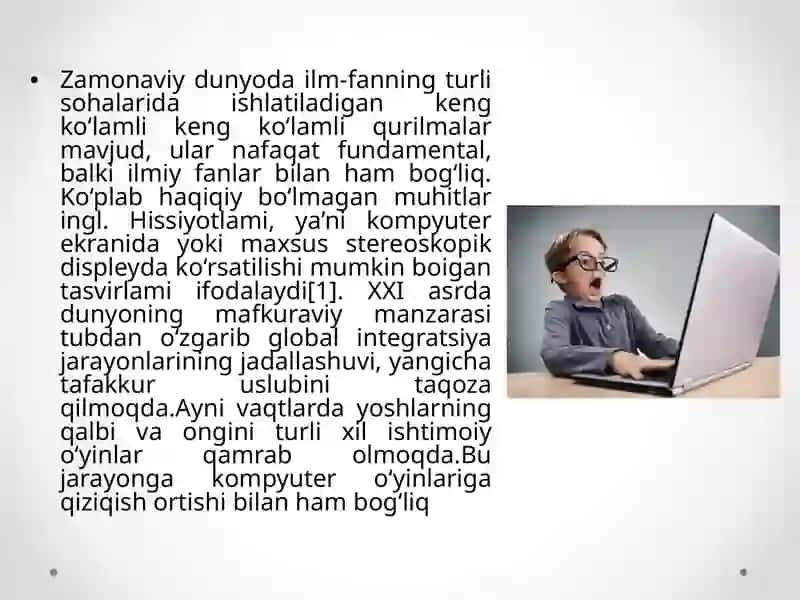 Kompyuter o'yinlari-manqurtlik vositasi 3