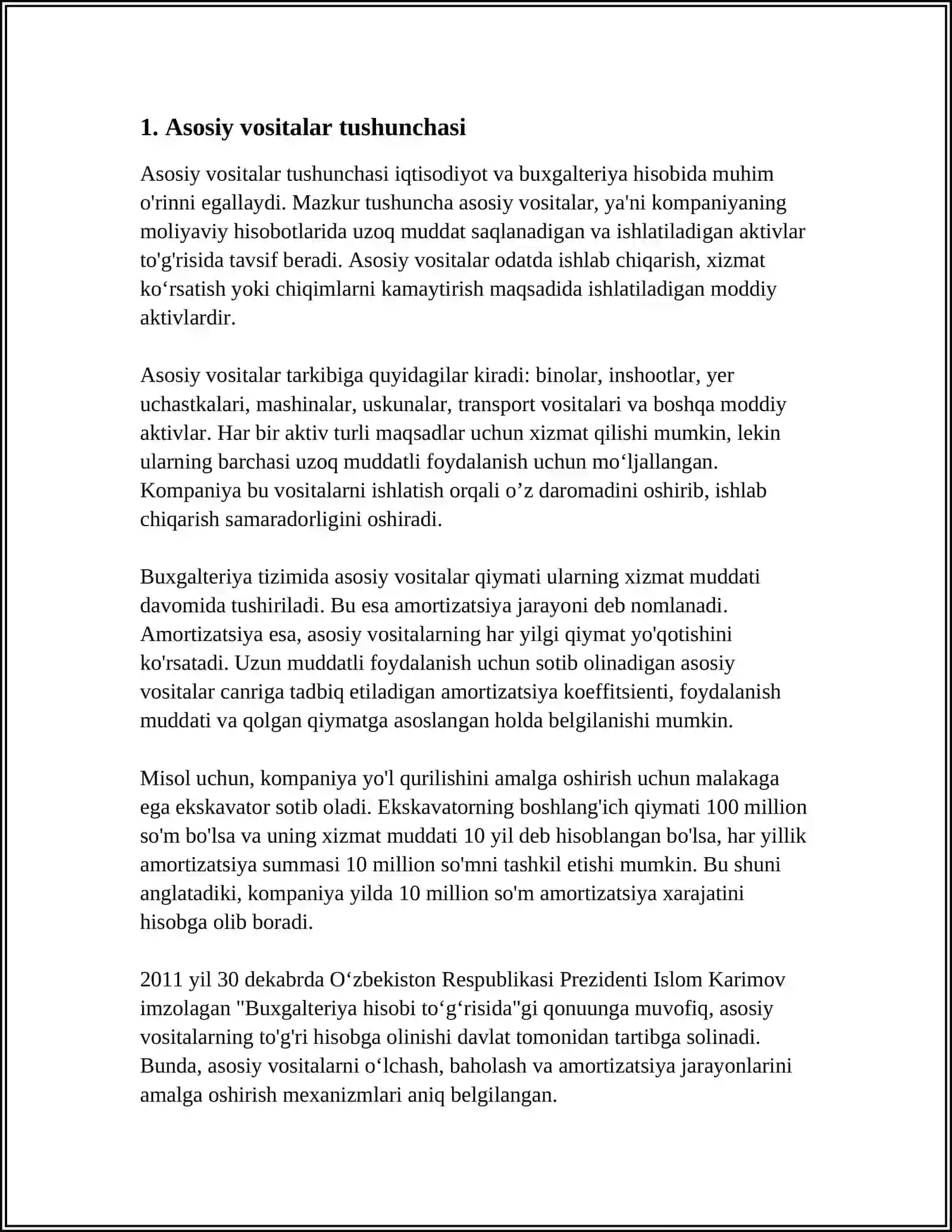 ASOSIY VOSITALAR HISOBINING AHAMIYATI VA VAZIFALARRI 3
