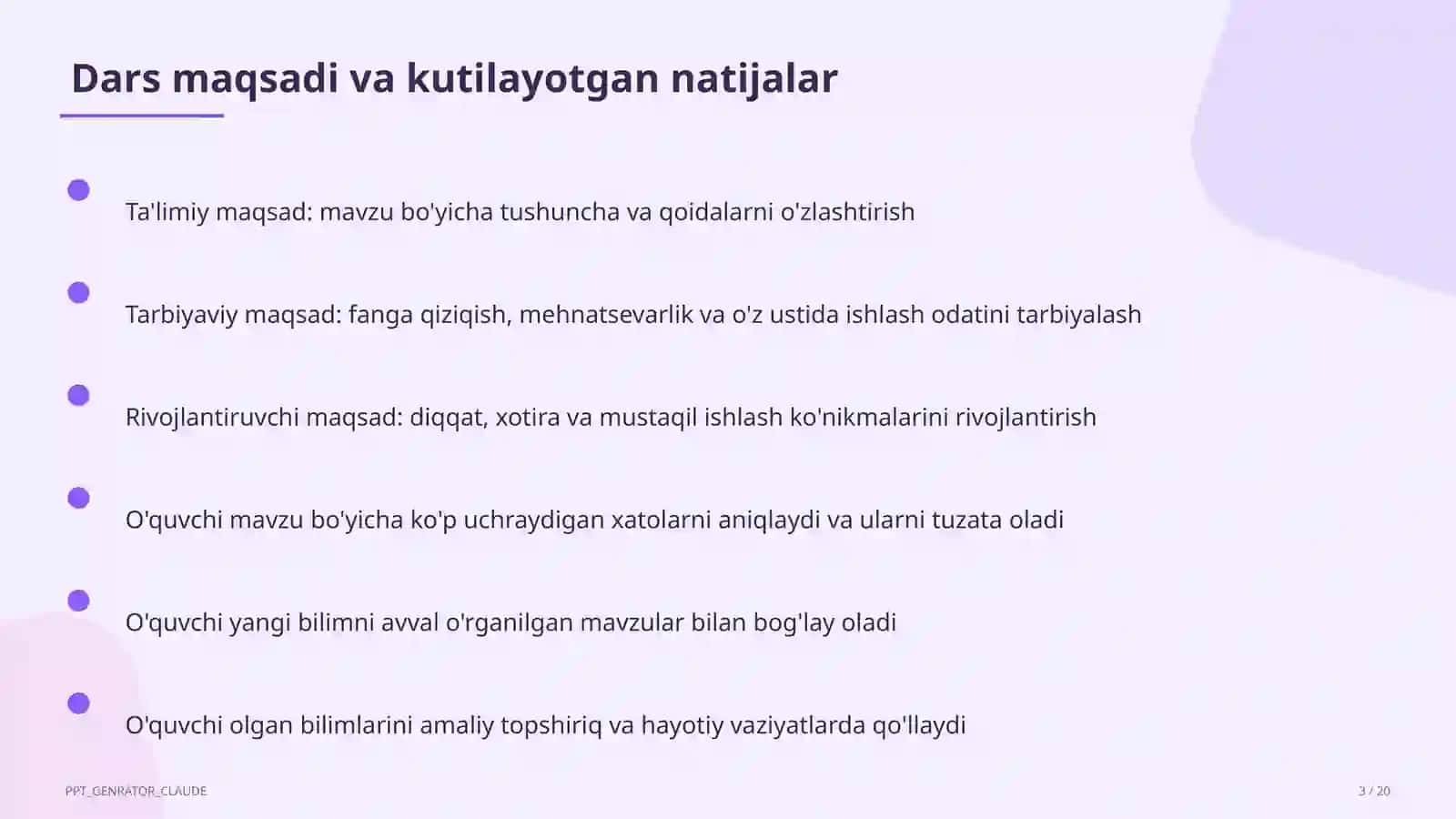 Ochiq ta'lim resurslari (OER) dan foydalanish 3