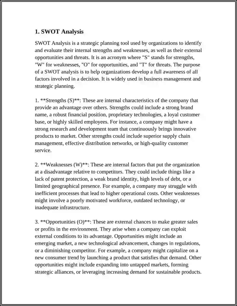 SWOT Analysis Techniques 3