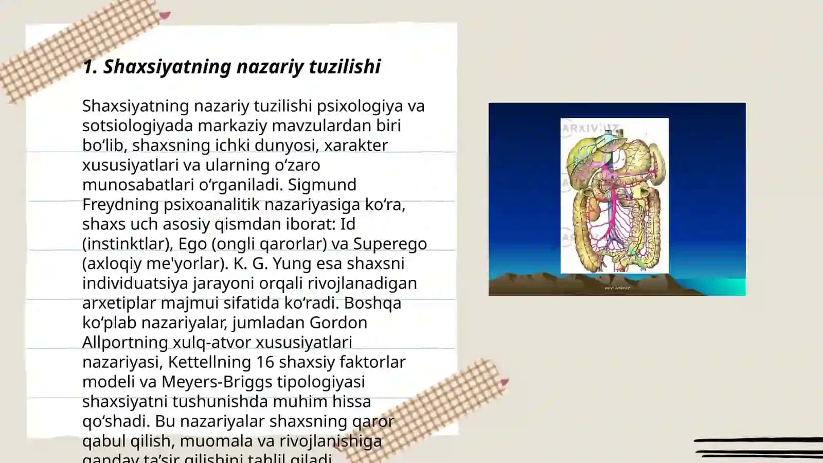 Shaxsiyatning nazariy tuzilishi 3