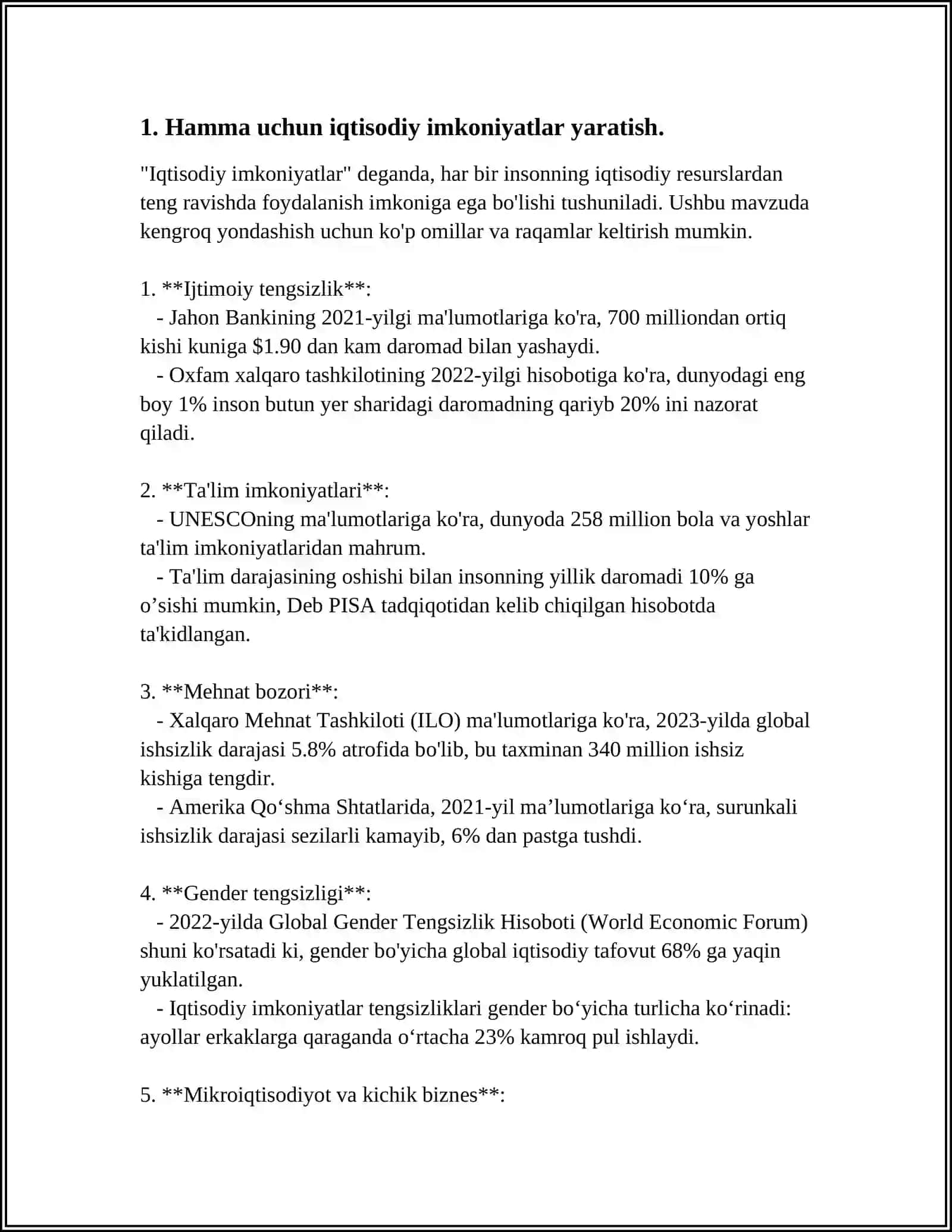 Iqtisodiy va Ekologik Tarbiya 3