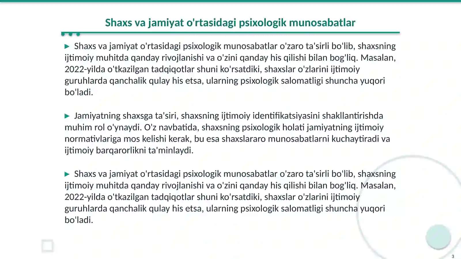 PSIXOLOGIYADA SHAXS VA JAMIYAT MUAMMOSI 3